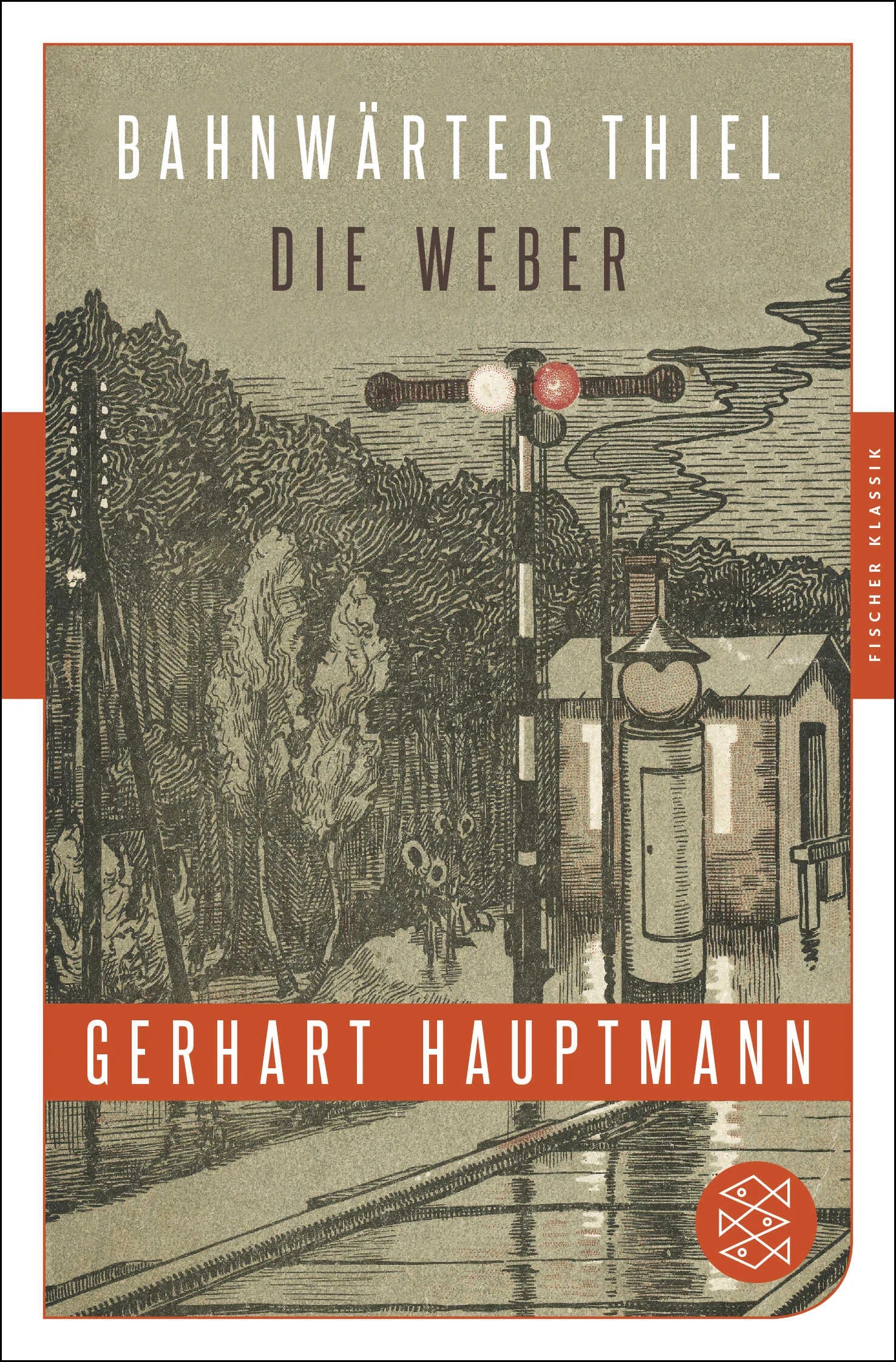 Buchcover von 'Bahnwärter Thiel / Die Weber' - Taschenbuch von Gerhart Hauptmann