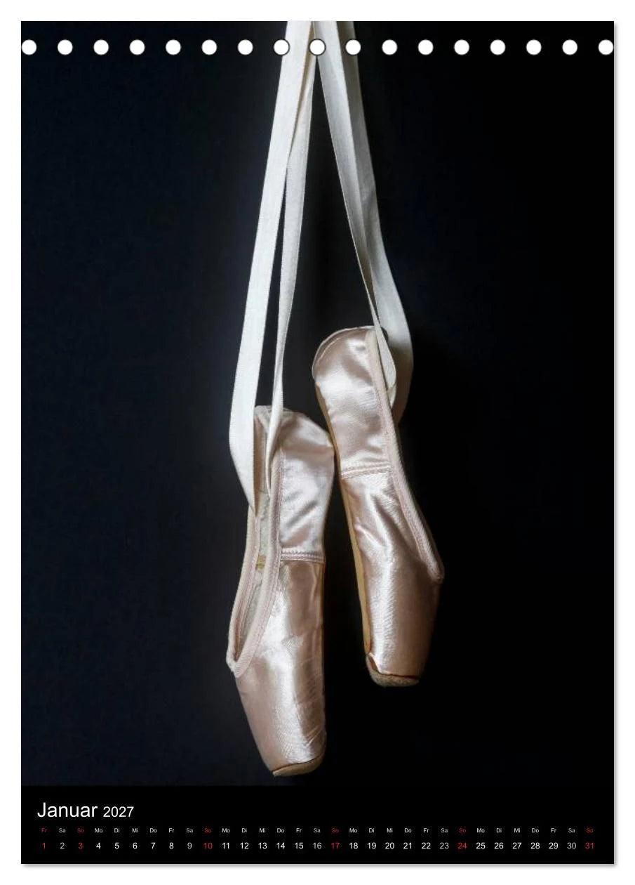 Ballett (Tischkalender 2027 DIN A5 hoch), CALVENDO Monatskalender – Ansicht