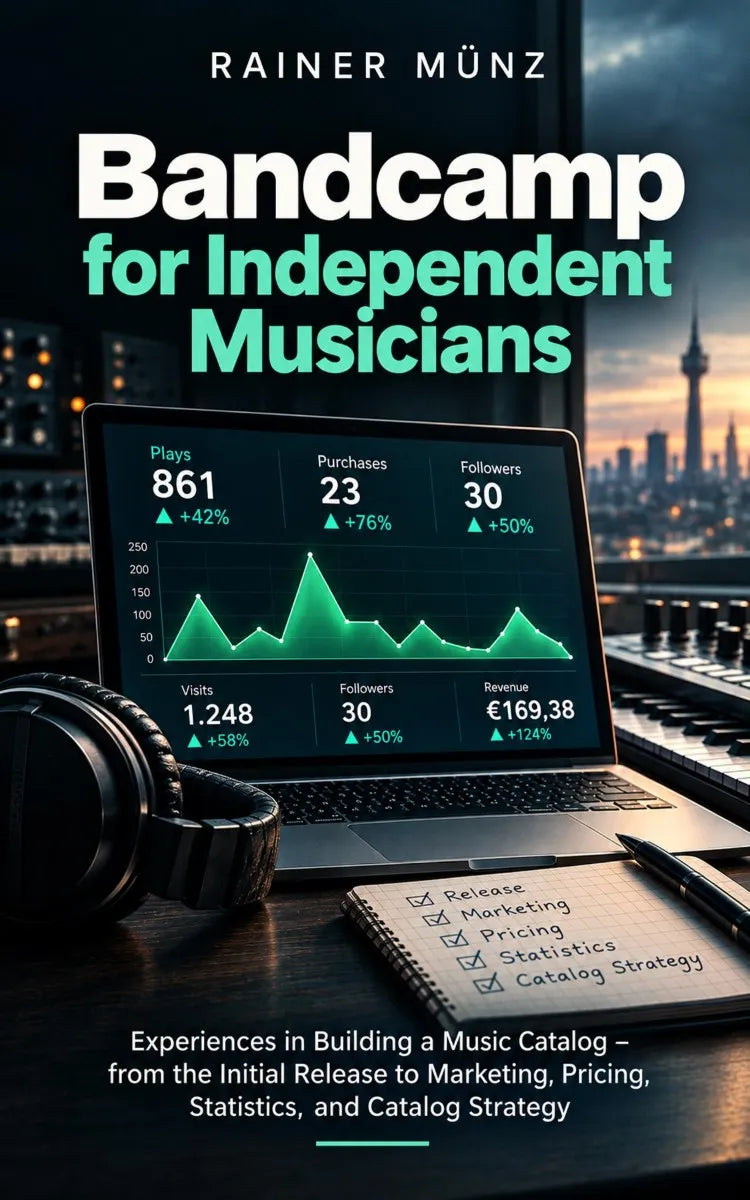 Cover: Bandcamp for Independent Musicians (E-Book) von Rainer Münz
