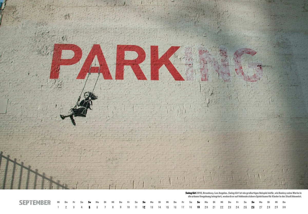 Banksy Kalender 2027 – Ansicht