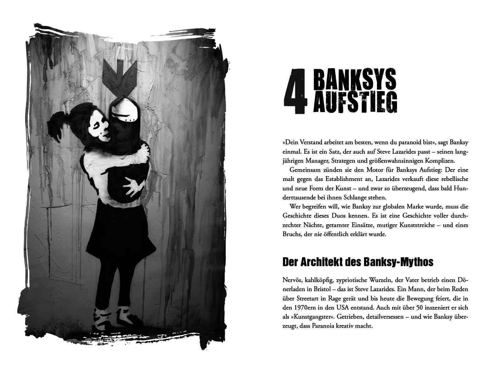 Innenansicht von 'Banksy. Unsichtbar' - Gebundene Ausgabe