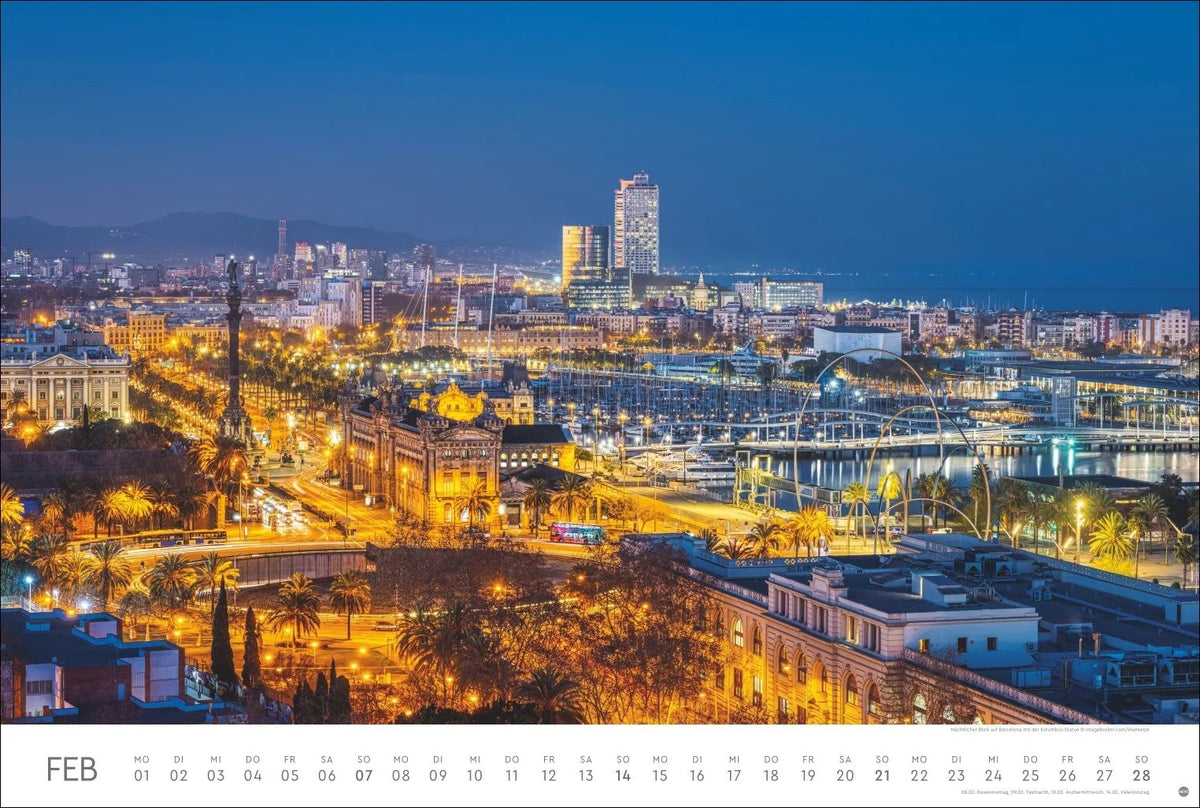 Barcelona Edition Kalender 2027 – Ansicht