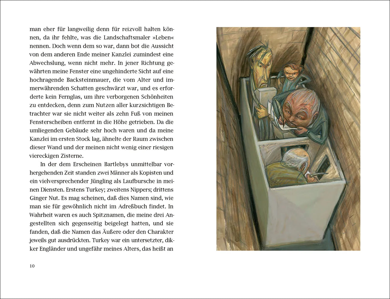 Innenansicht von 'Bartleby, der Schreiber' - Gebundene Ausgabe