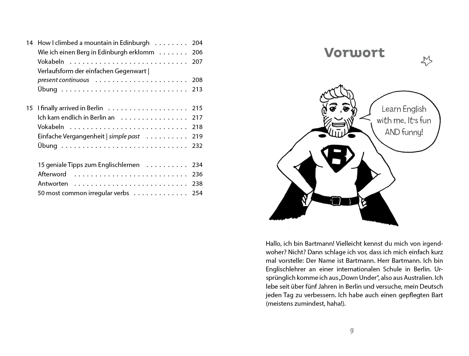 Innenansicht von 'Bartmanns geniale Englischstunde' - Taschenbuch