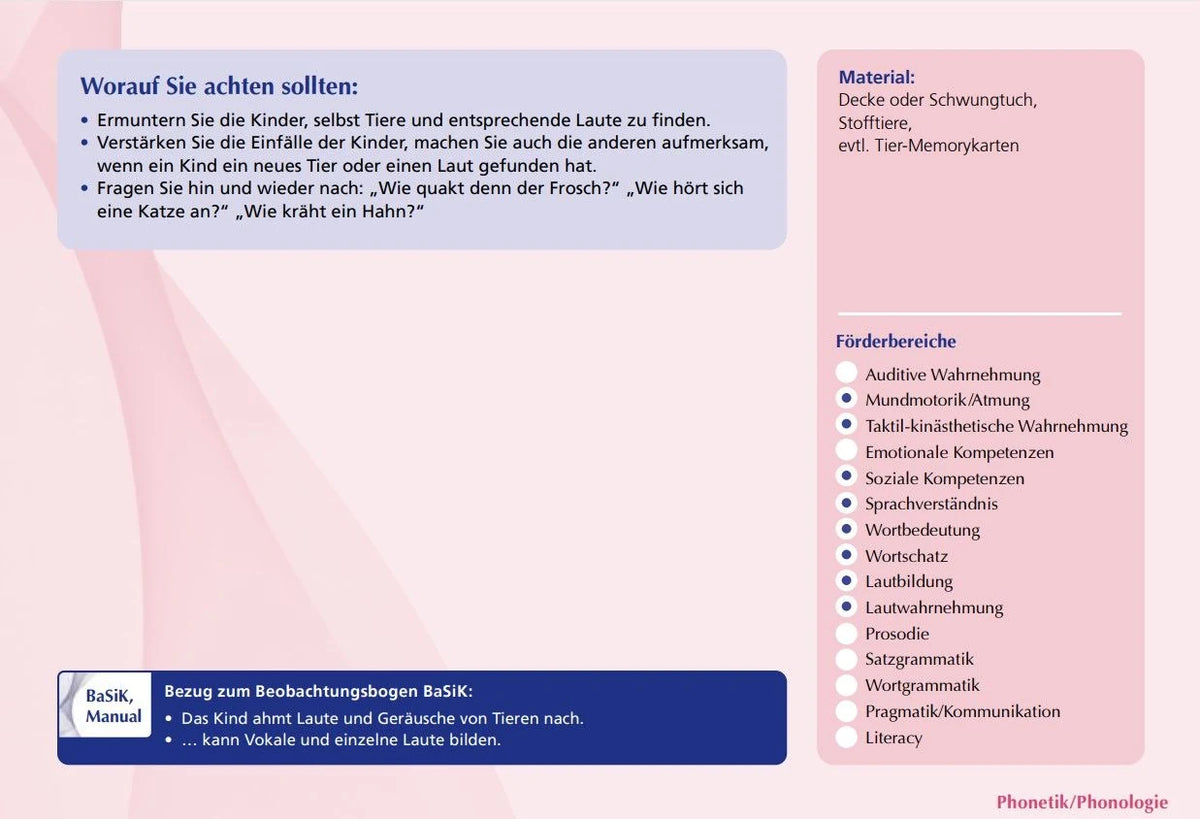 BaSiK U3. Das Kartenset – Ansicht