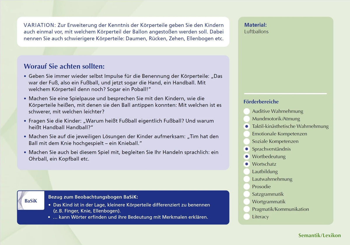 BaSiK Ü3. Das Kartenset – Ansicht