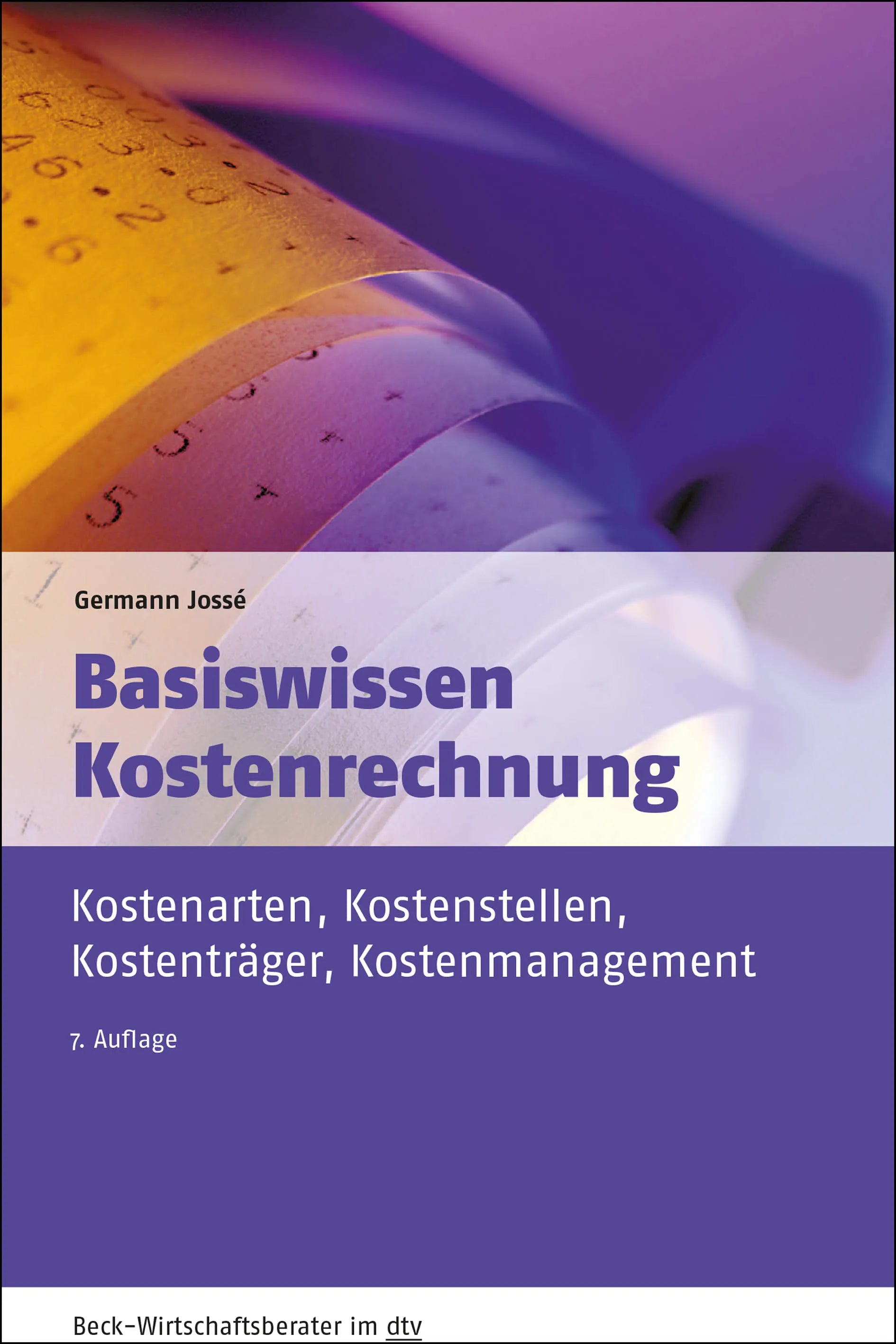 Buchcover von 'Basiswissen Kostenrechnung' - Taschenbuch von Germann Jossé