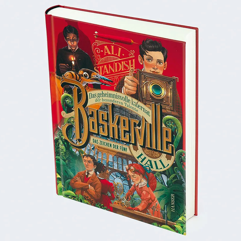 Produktansicht: Baskerville Hall - Das geheimnisvolle Internat der besonderen Talente: Das Zeichen der Fünf (Gebundene Ausgabe)