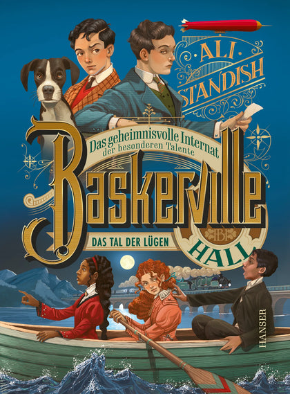 Buchcover von 'Baskerville Hall - Das geheimnisvolle Internat der besonderen Talente: Das Tal der Lügen' - Gebundene Ausgabe von Ali Standish