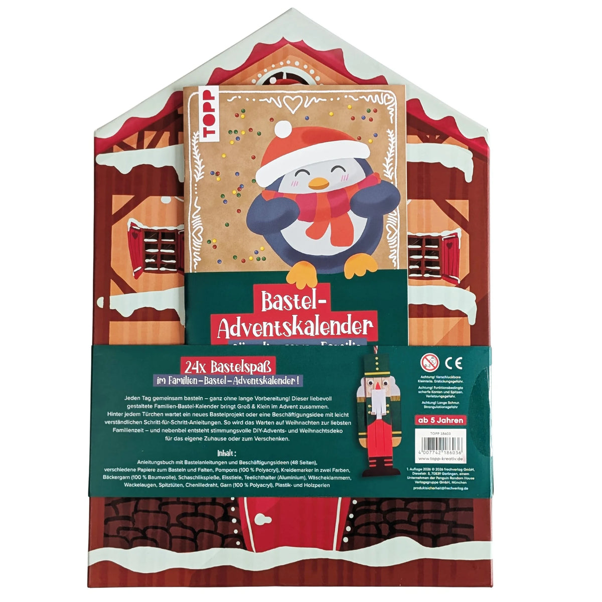 Bastel-Adventskalender für die ganze Familie - Dein kreativer DIY-Adventskalender mit 24 Türchen voller Bastel- und Beschäftigungsideen – Ansicht