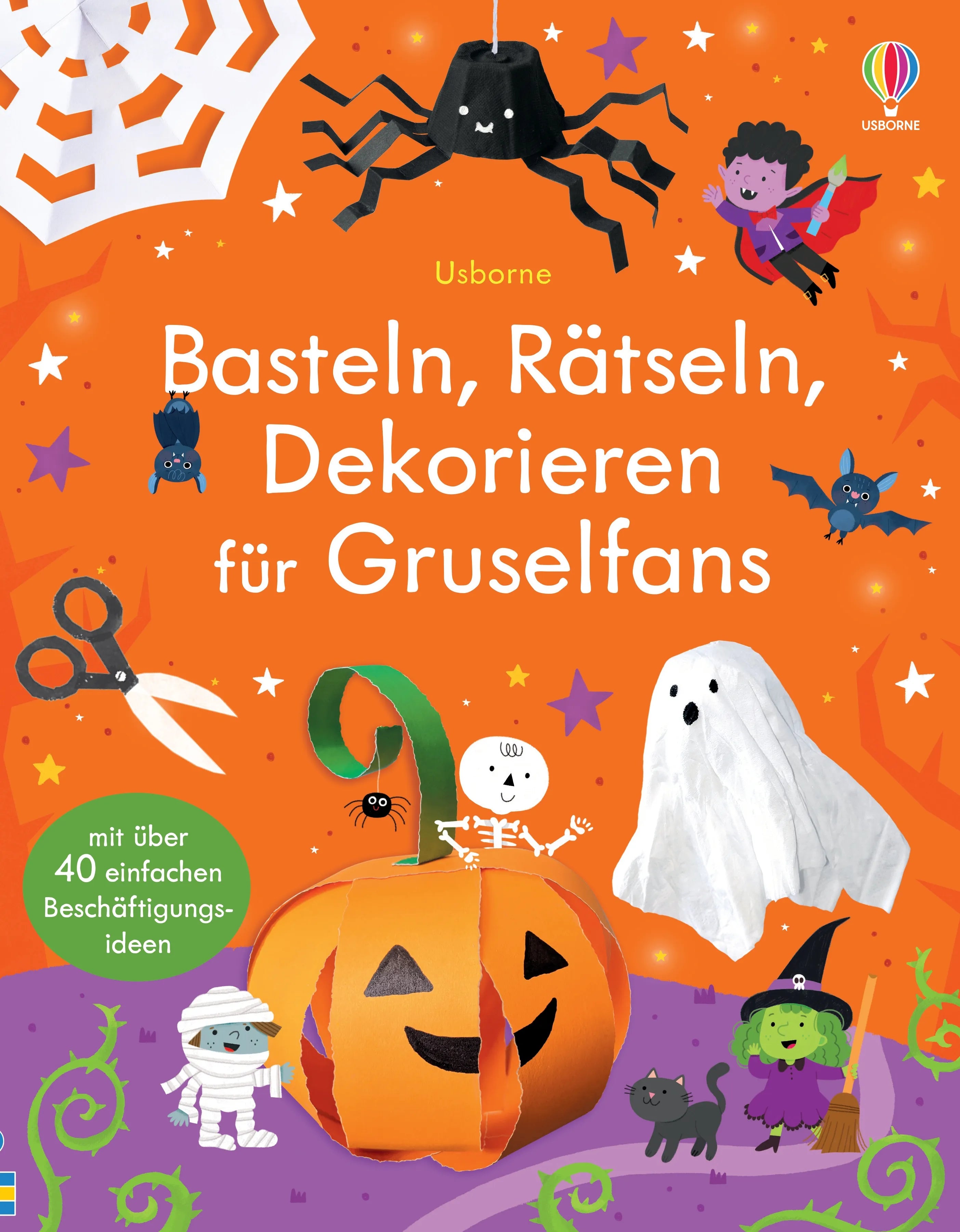 Buchcover von 'Basteln, Rätseln, Dekorieren für Gruselfans' - Taschenbuch von Kate Nolan