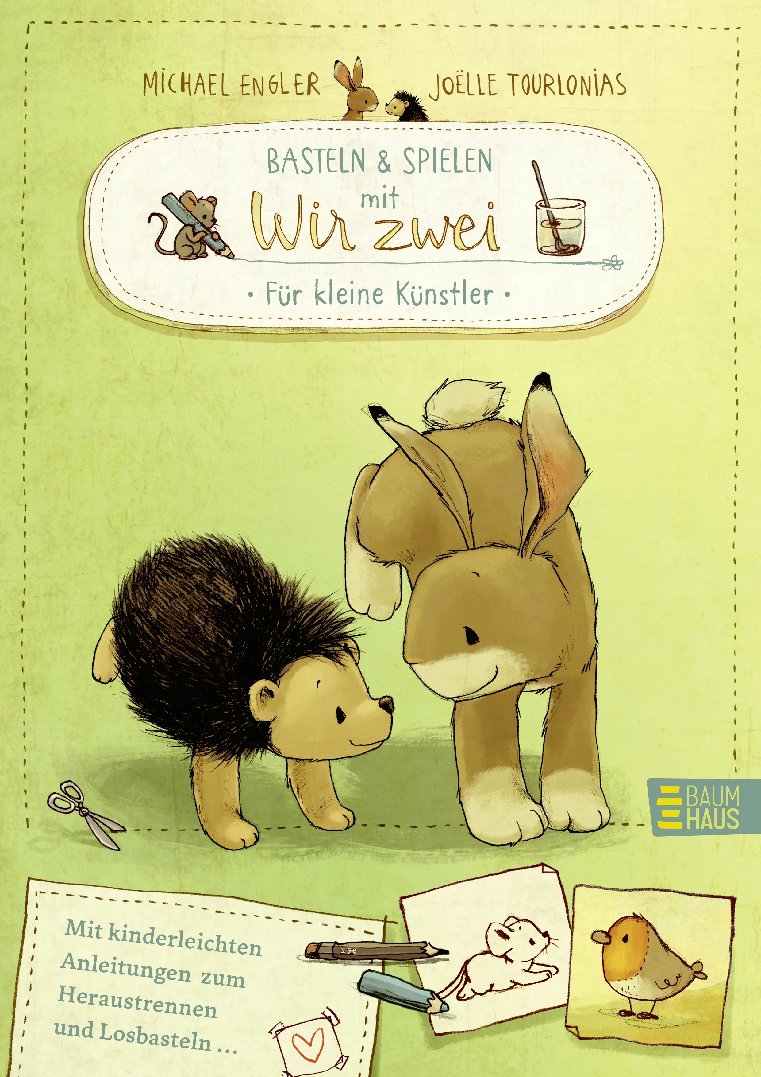 Buchcover von 'Basteln & Spielen mit Wir zwei - Für kleine Künstler' - Paperback von Michael Engler