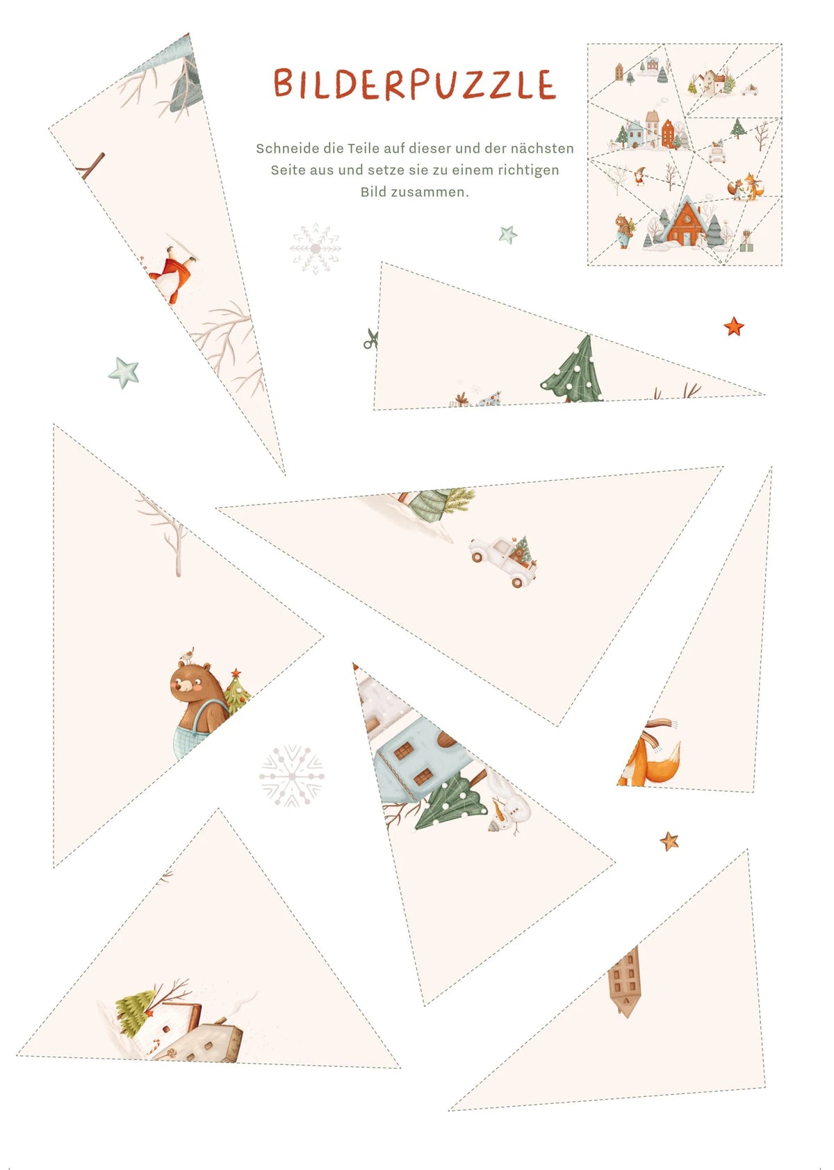 Basteln & Spielen zu Weihnachten – Ansicht