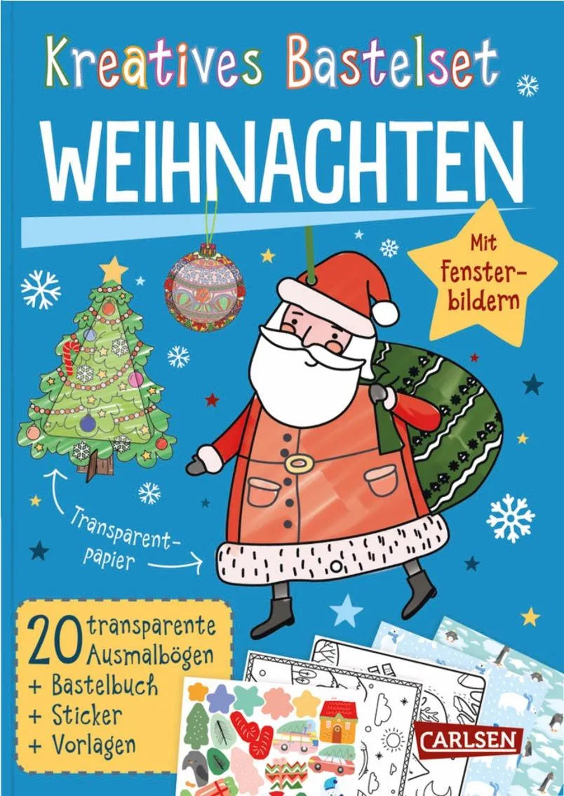 Buchcover von 'Bastelset für Kinder: Kreatives Bastelset: Weihnachten' - Taschenbuch von Anton Poitier