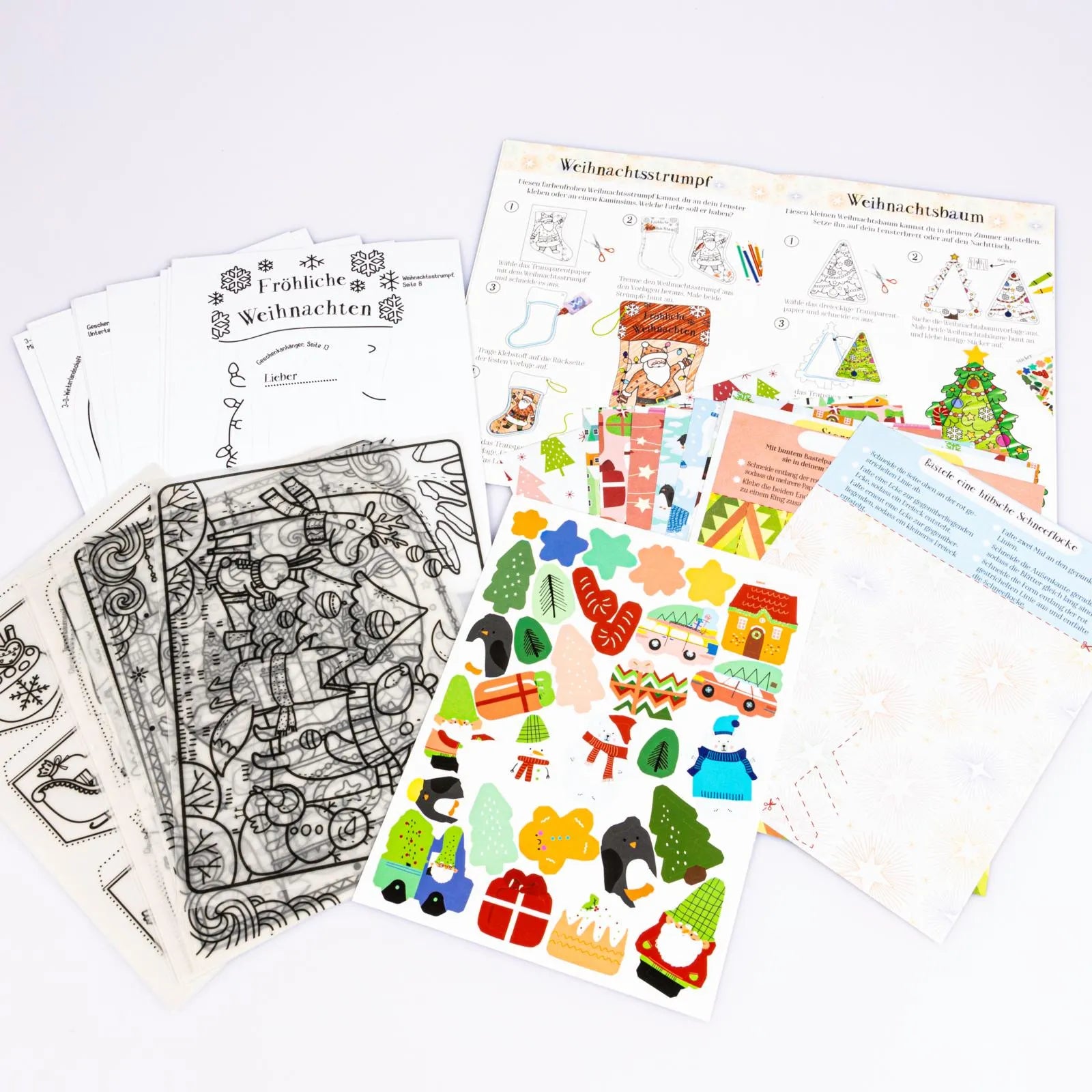 Produktansicht: Bastelset für Kinder: Kreatives Bastelset: Weihnachten (Taschenbuch)