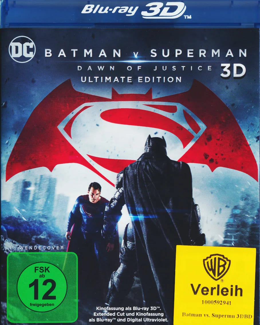 Batman v Superman: Dawn of Justice  (+ 2 BR's) - Blu-ray 3D