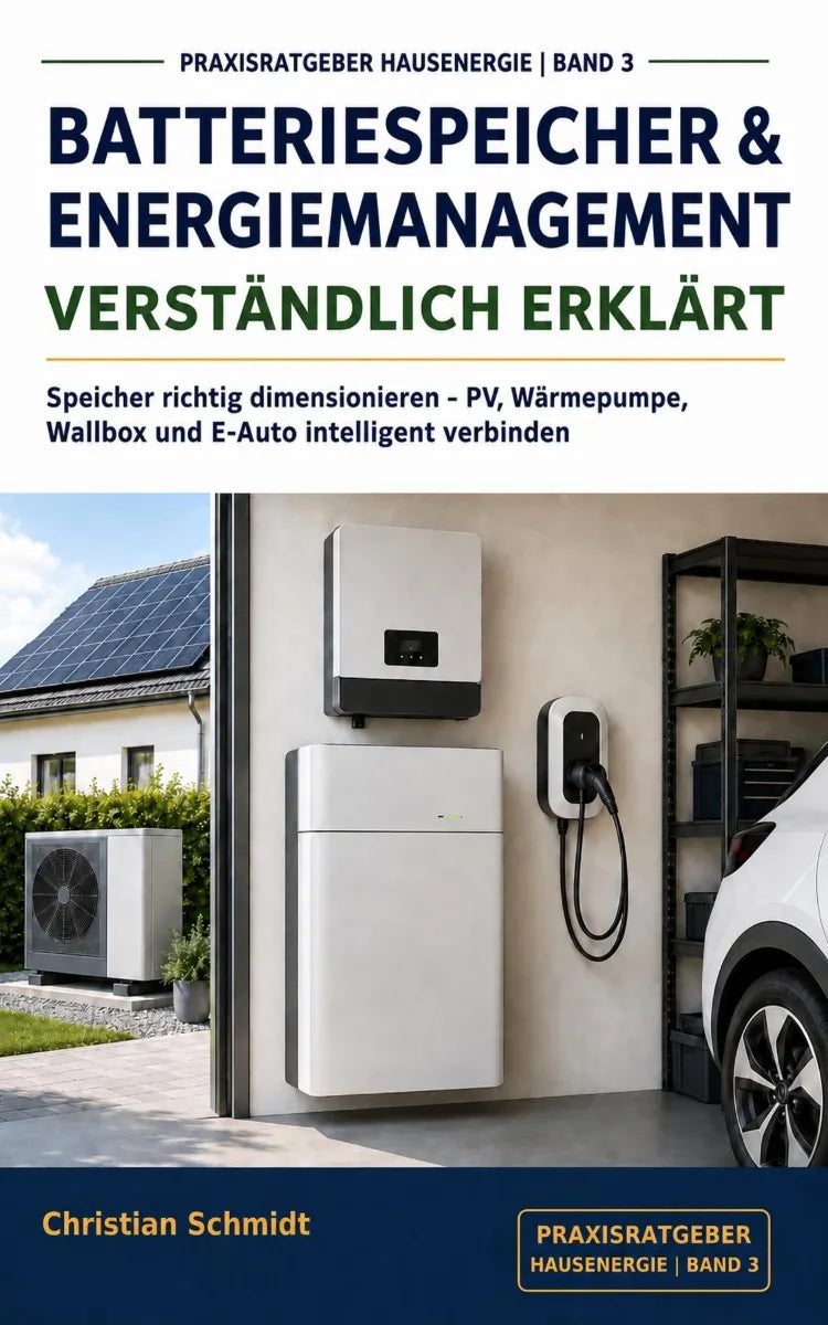 Cover: BATTERIESPEICHER & ENERGIEMANAGEMENT VERSTÄNDLICH ERKLÄRT (E-Book) von Christian Schmidt