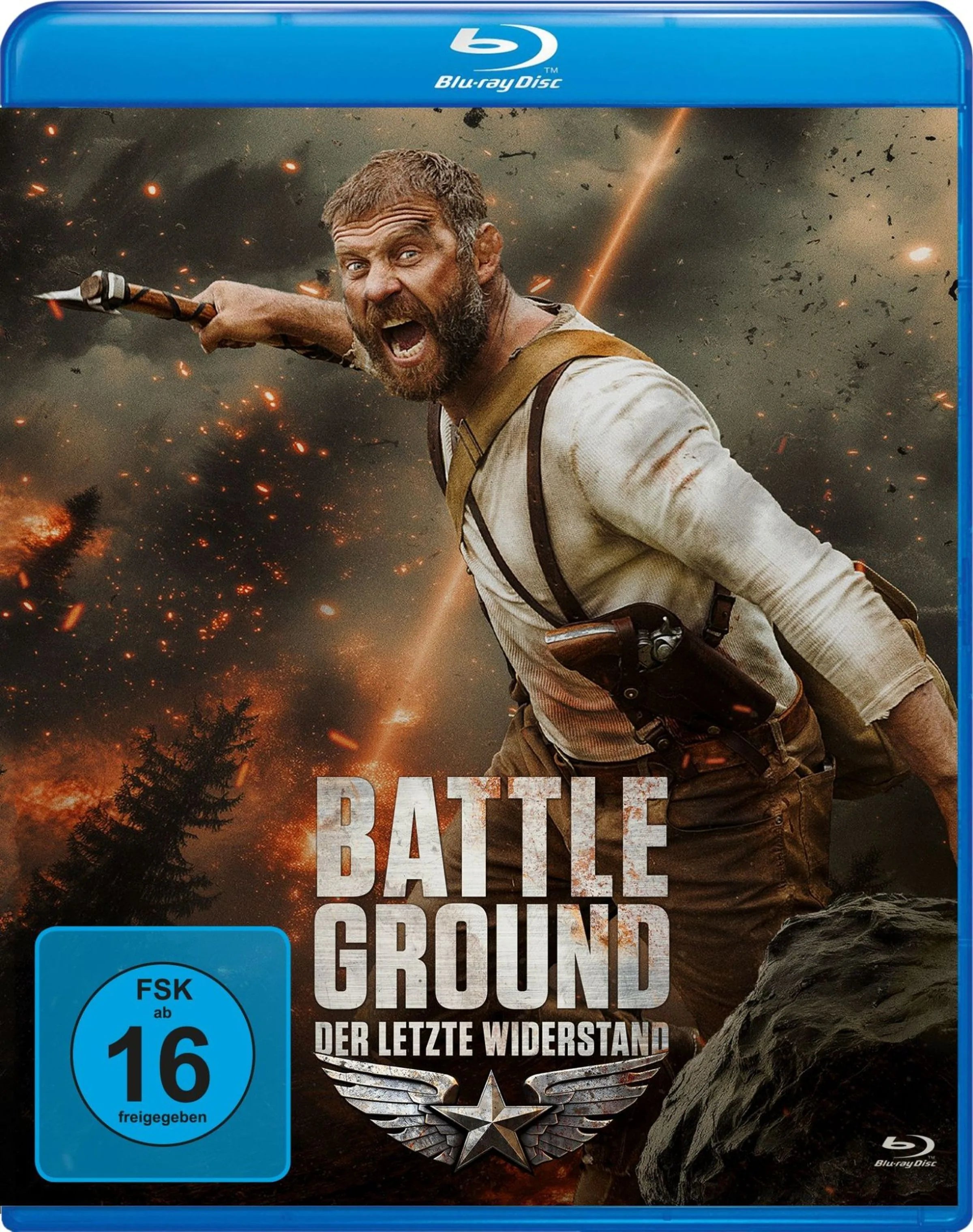 Blu-ray-Cover: Battleground - Der letzte Widerstand. Regie: David Christopher Pitt