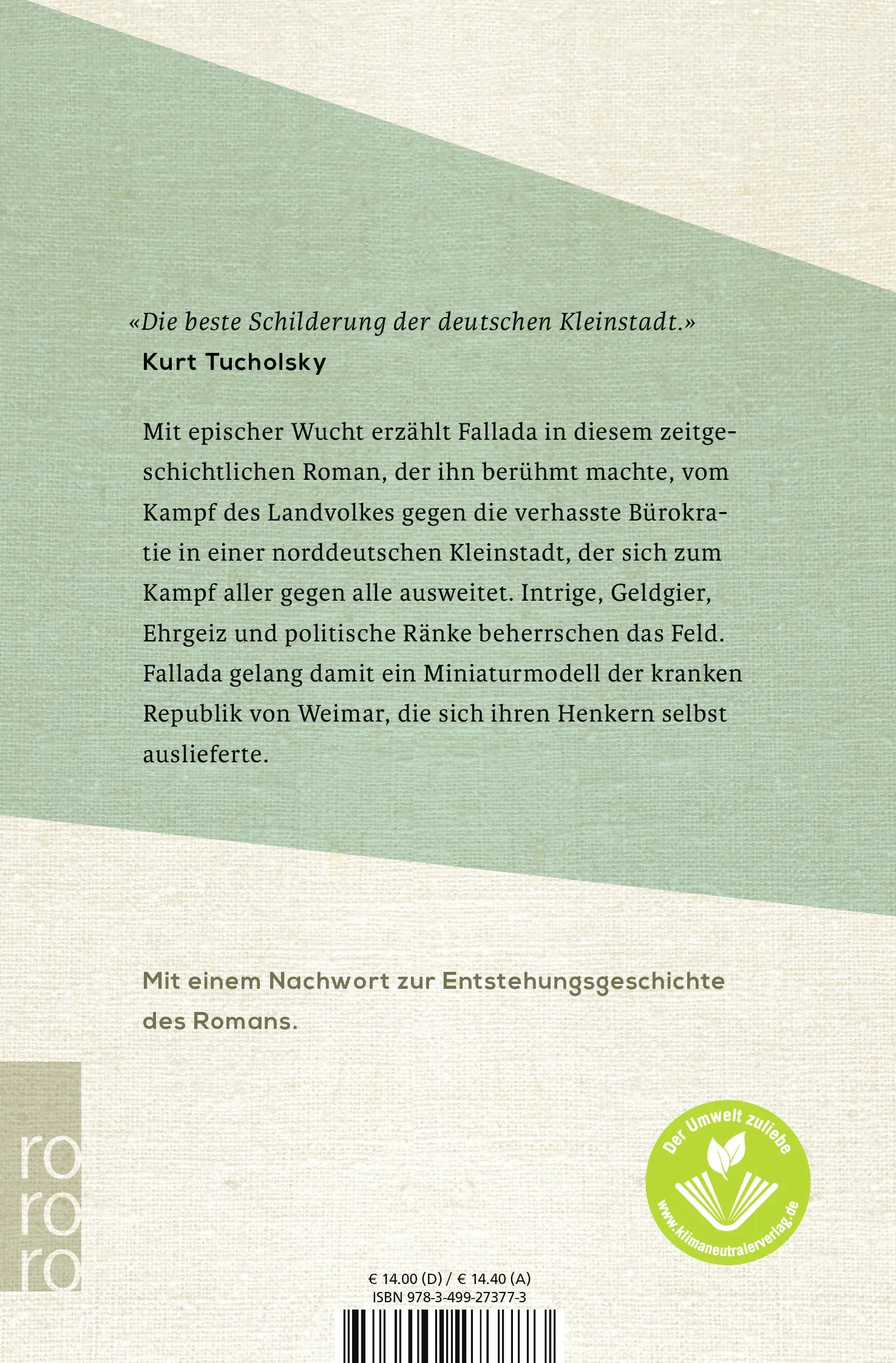 Buchrückseite von 'Bauern, Bonzen und Bomben' mit Klappentext - Taschenbuch