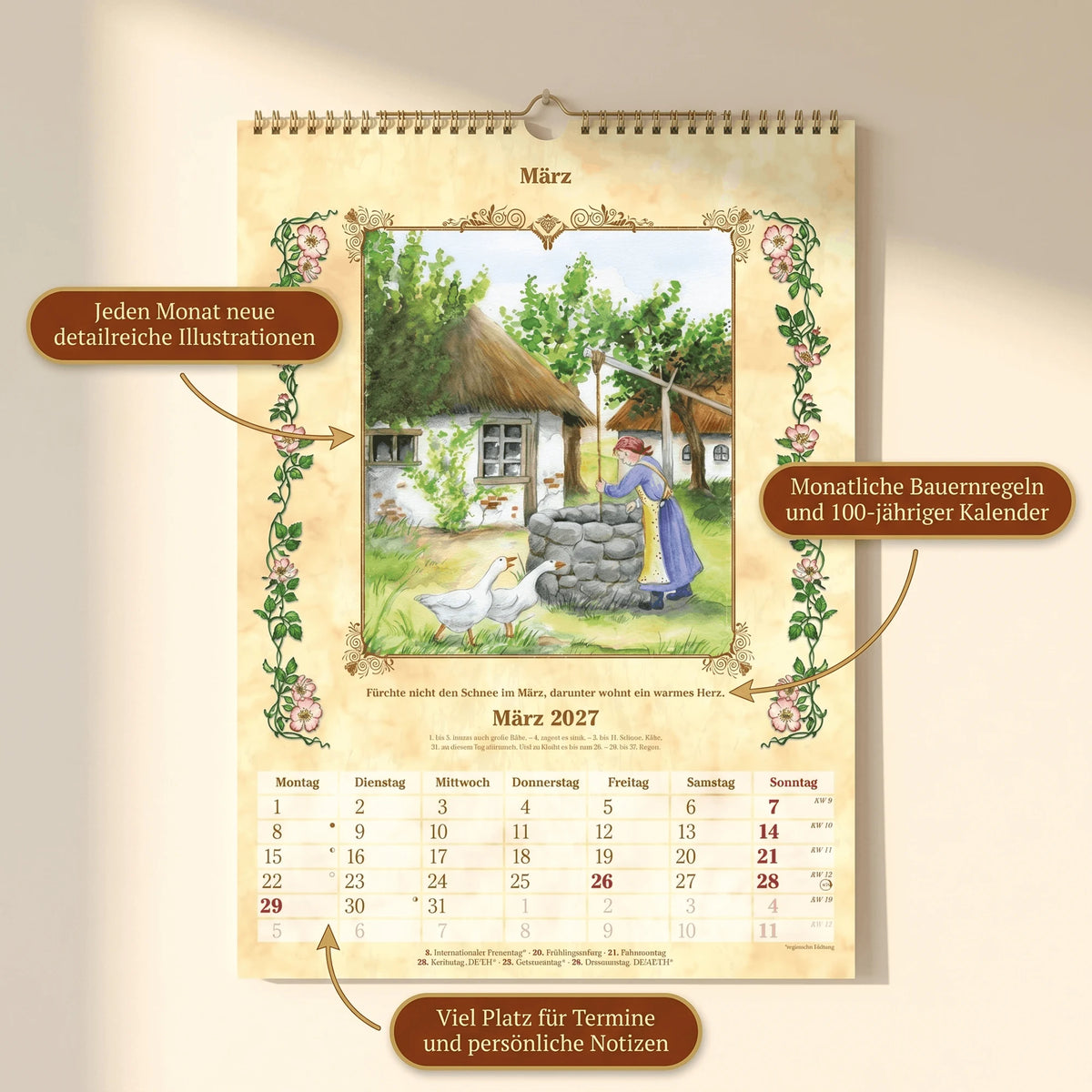 Bauernkalender 2027 – Ansicht