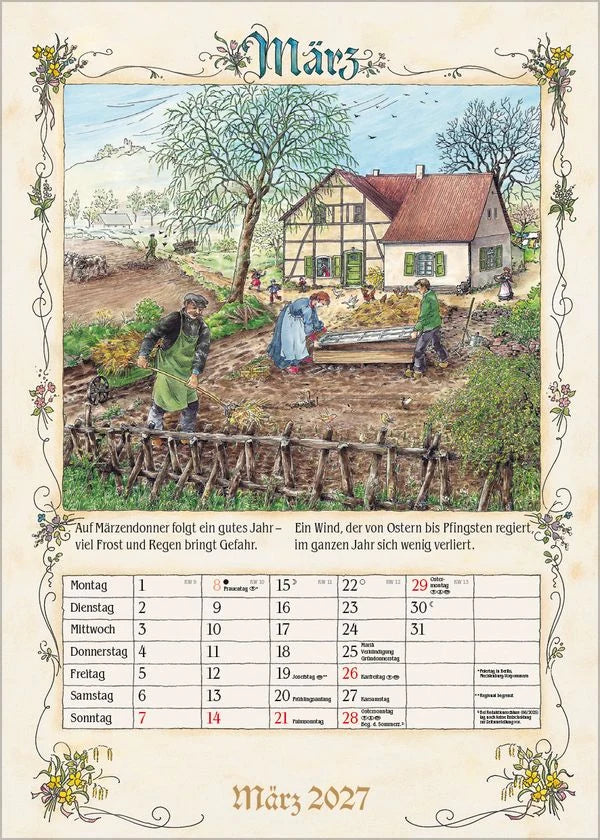 Bauernkalender 2027 – Ansicht