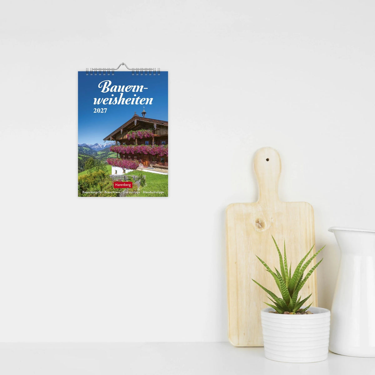 Bauernweisheiten Wochenkalender 2027 - Bauernregeln, Brauchtum, Gartentipps, Haushaltstipps – Ansicht