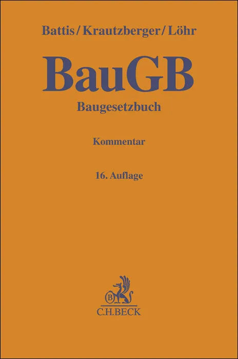 Cover: Baugesetzbuch. BauGB (Hardcover) von Ulrich Battis