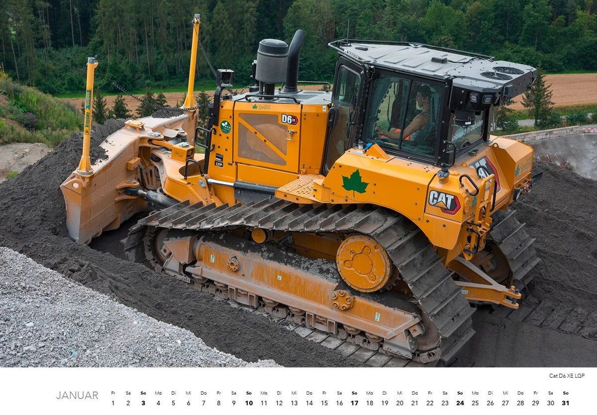 Baumaschinen Kalender 2027 – Ansicht