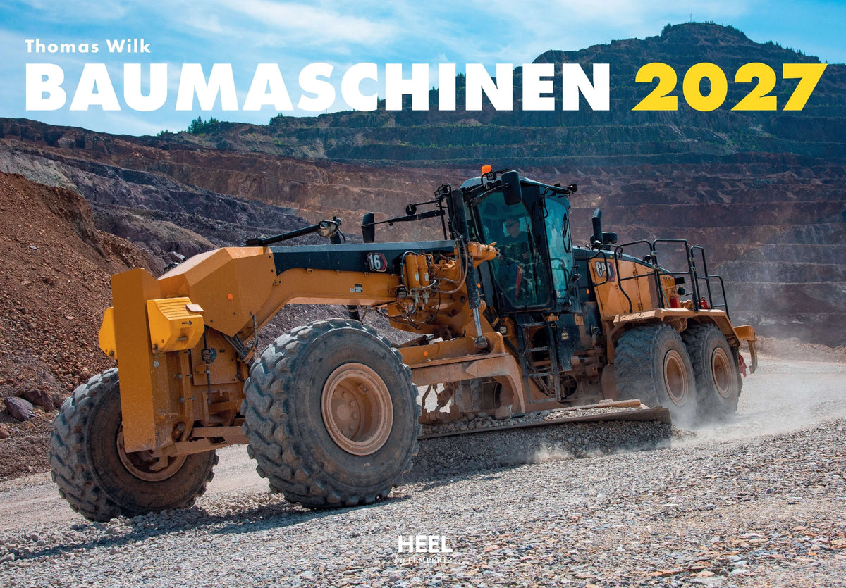 Wandkalender: Baumaschinen Kalender 2027