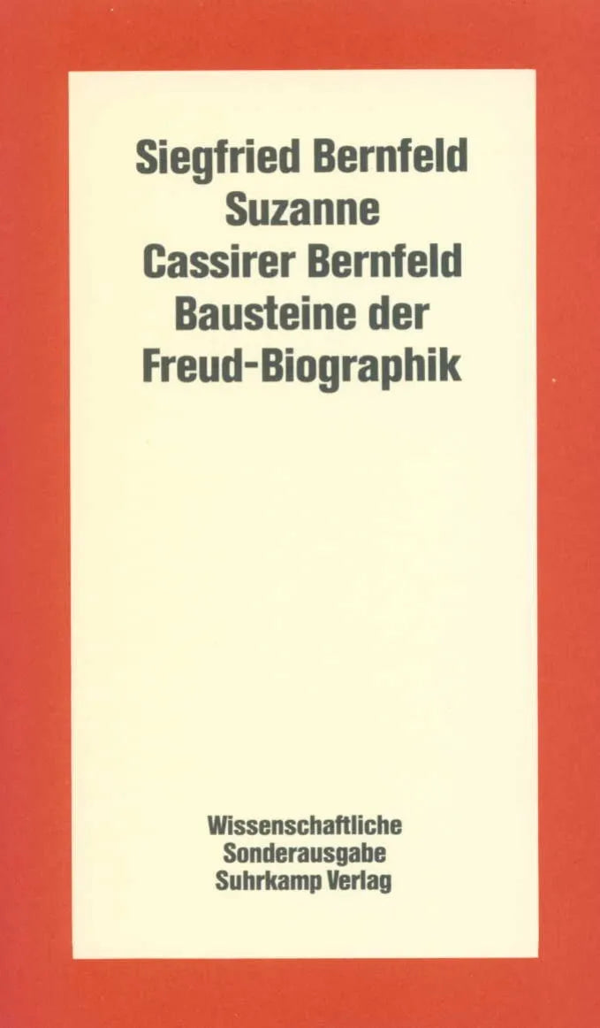 Buchcover von 'Bausteine der Freud-Biographik' - Taschenbuch von Siegfried Bernfeld