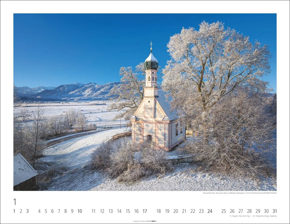 Bayern Kalender 2027 – Ansicht