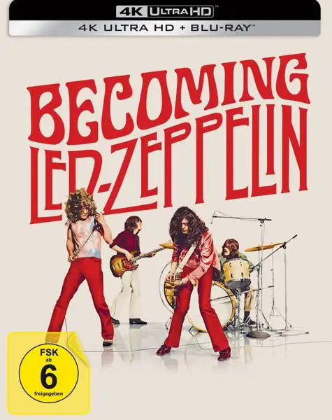 Becoming Led Zeppelin 4K UHD Blu-ray Musikdokumentation Filmcover