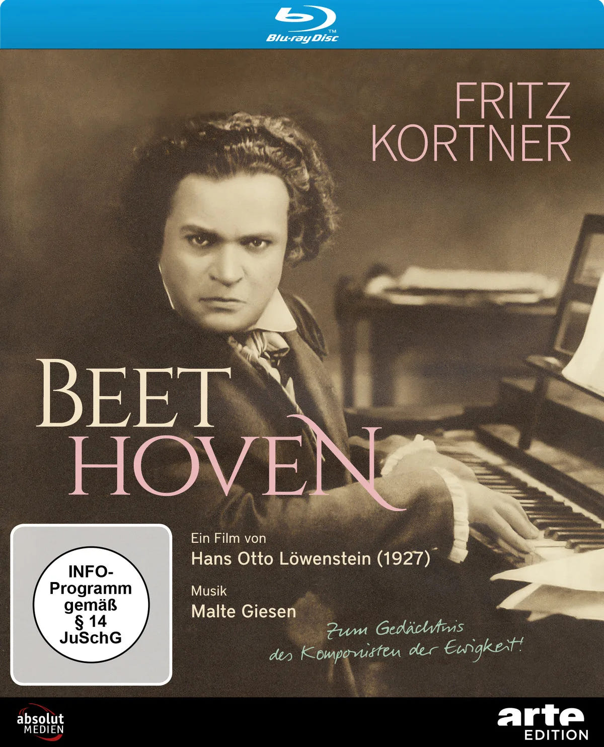 Beethoven (1927) (Das Leben des Beethoven) - Blu-ray Disc