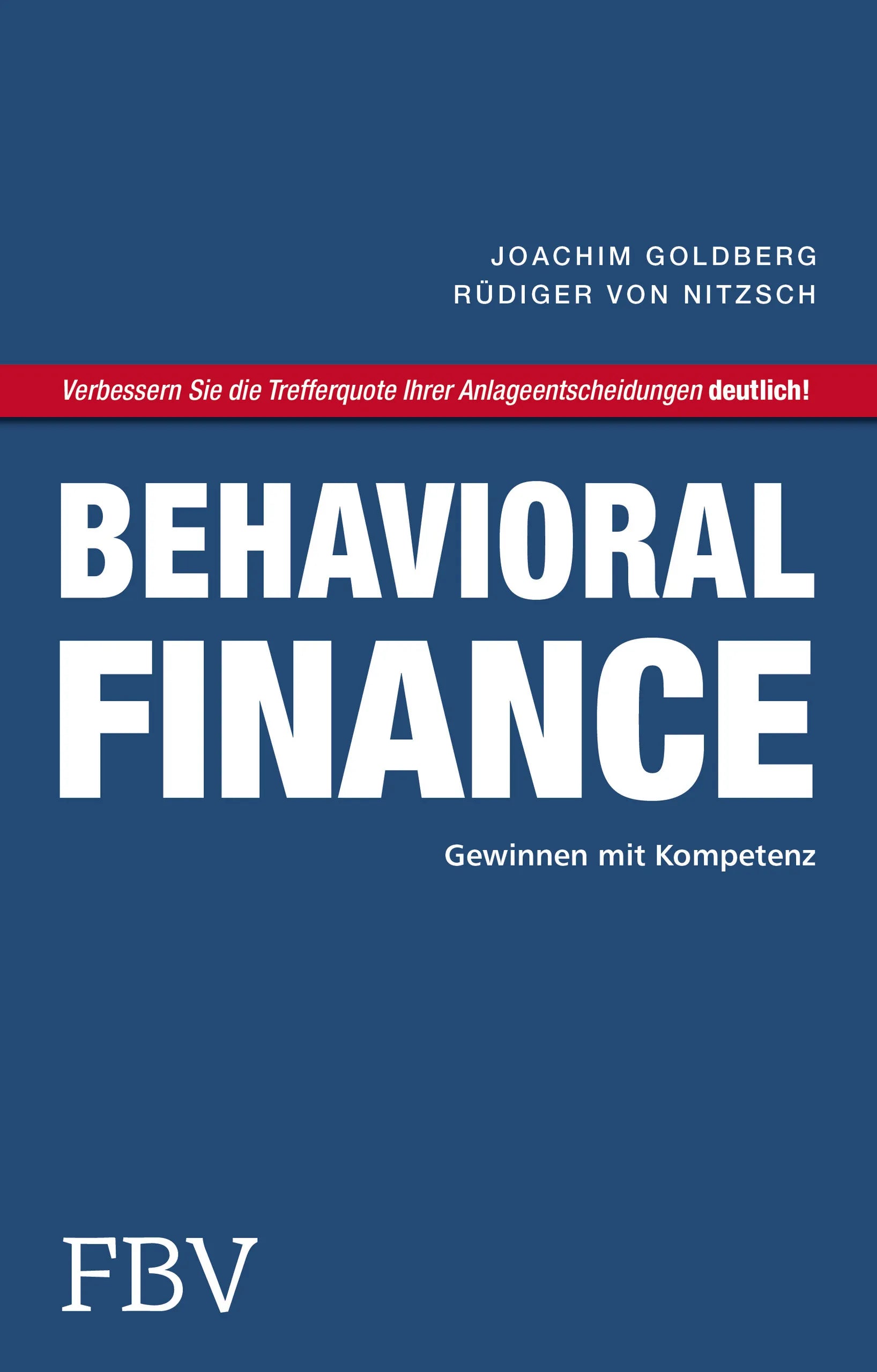 Buchcover von 'Behavioral Finance' - Taschenbuch von Joachim Goldberg