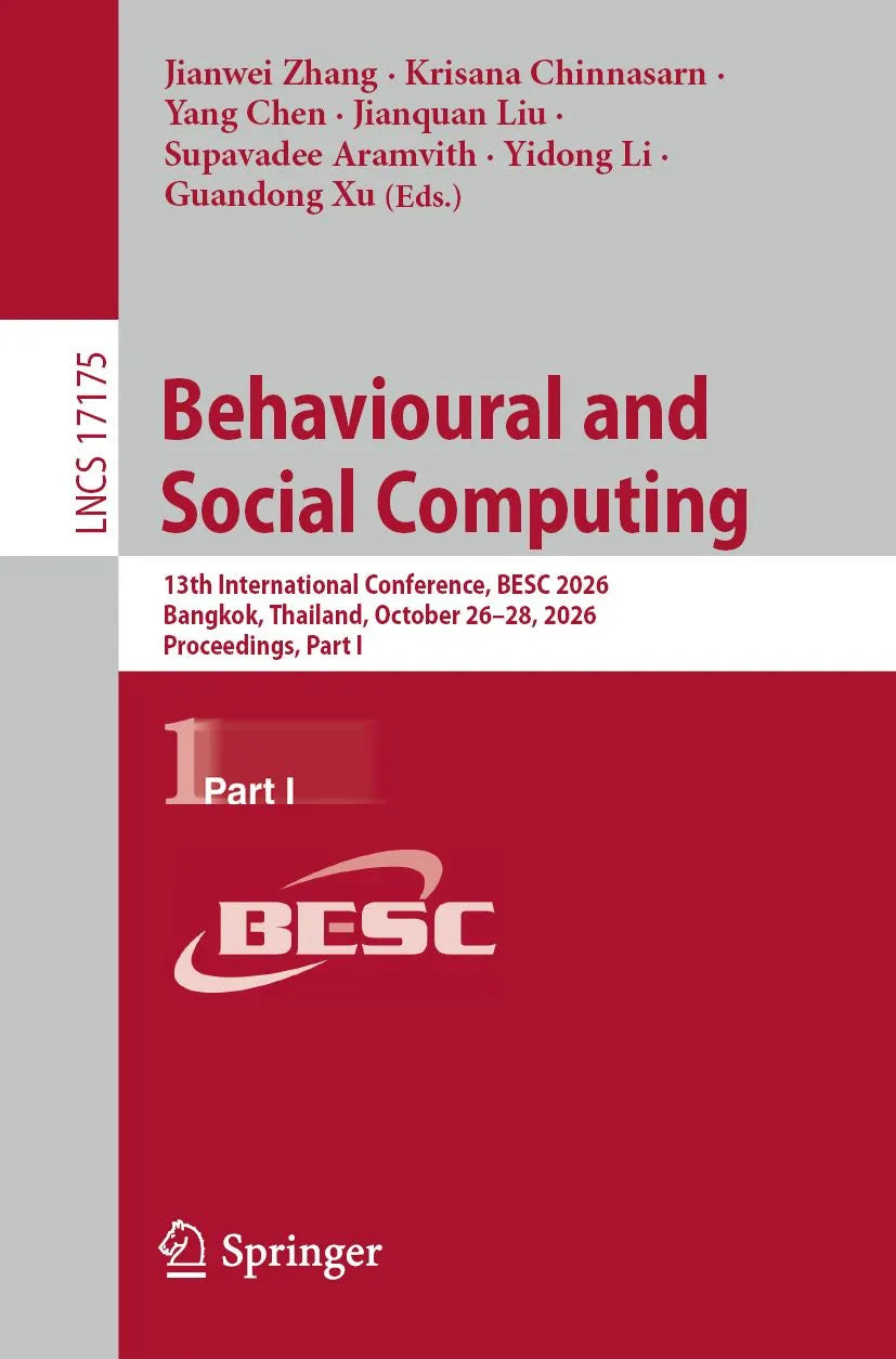 Cover: Behavioural and Social Computing (E-Book) von Jianwei Zhang
