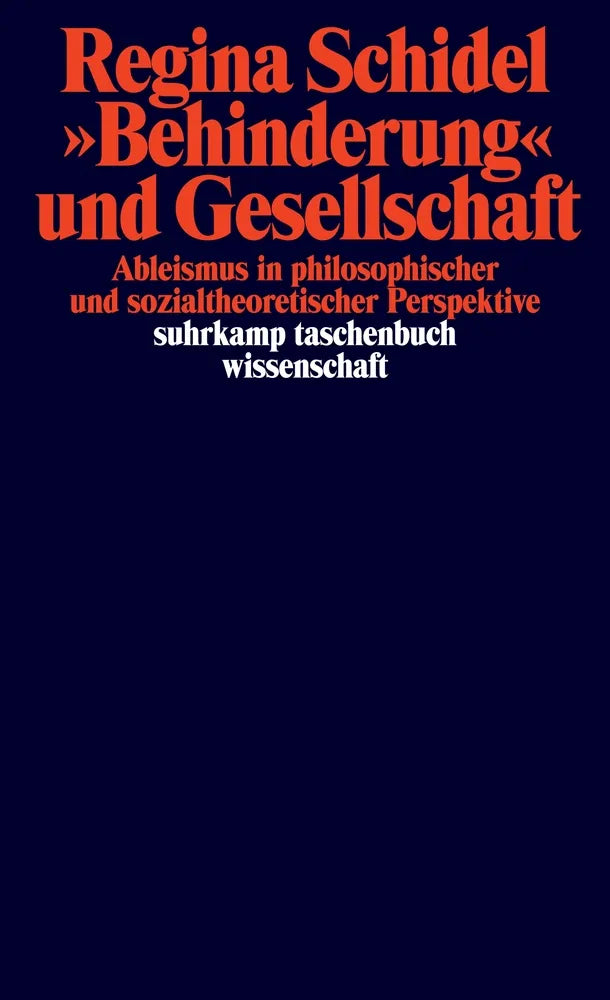 Cover: »Behinderung« und Gesellschaft (E-Book) von Regina Schidel
