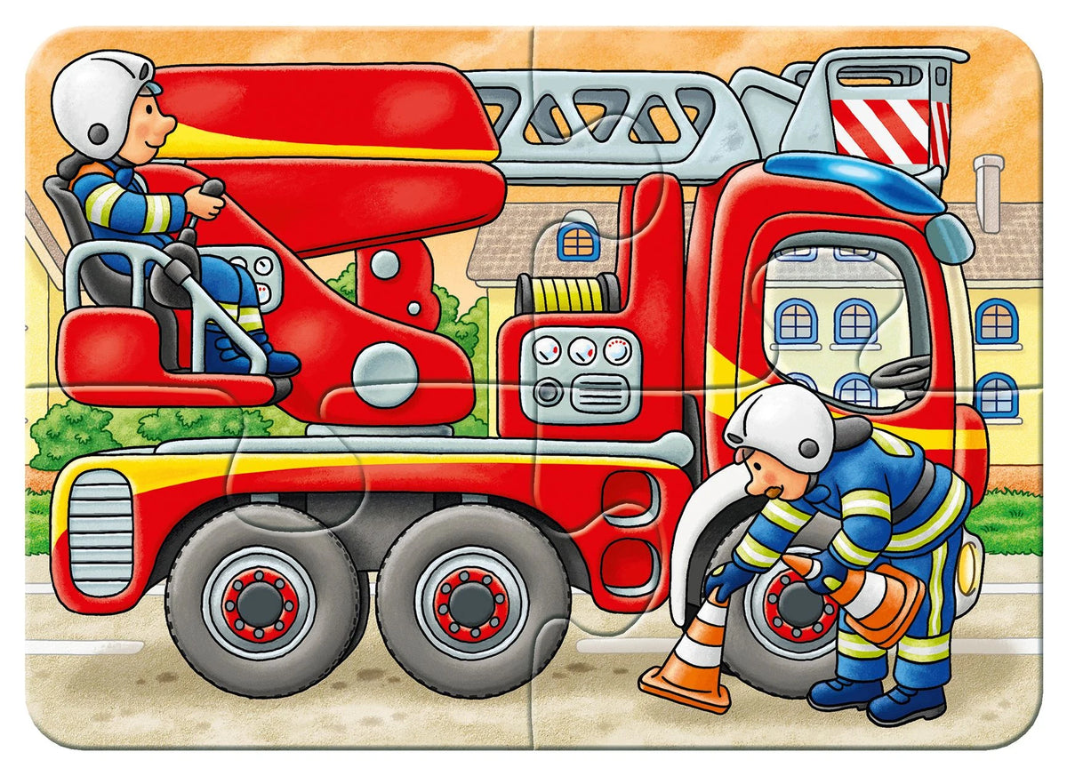 Kinderpuzzle 2, 4, 6, 8 Teile - Bei der Arbeit – Ansicht