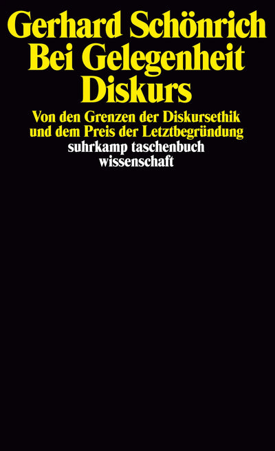 Bei Gelegenheit Diskurs
