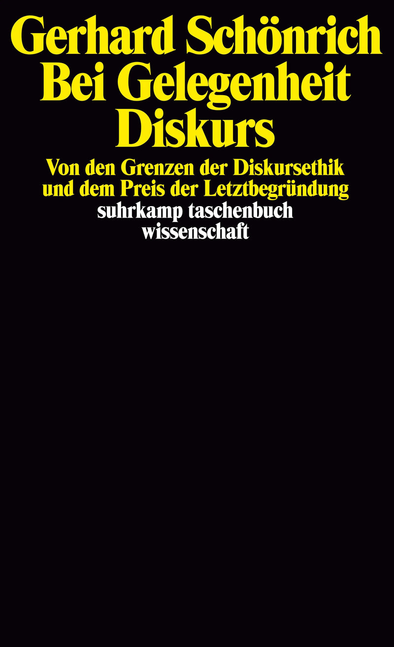 Bei Gelegenheit Diskurs