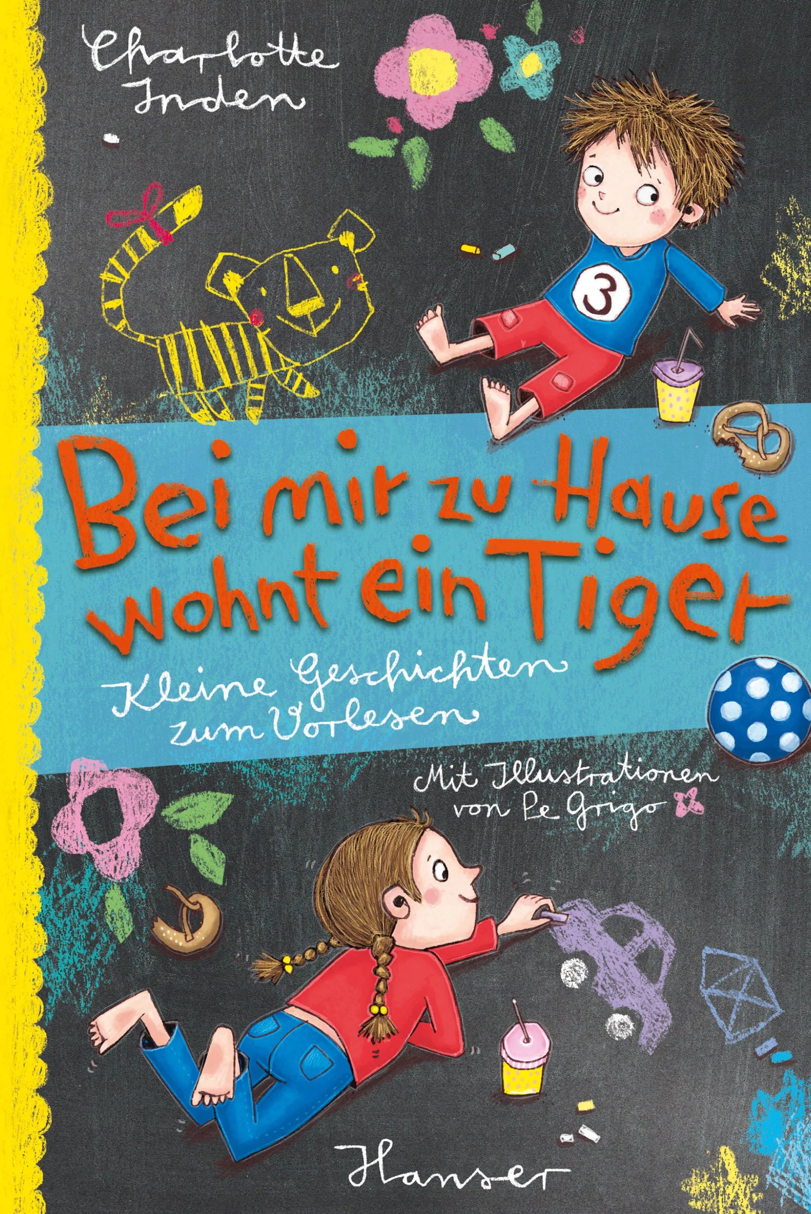 Buchcover von 'Bei mir zu Hause wohnt ein Tiger' - Gebundene Ausgabe von Charlotte Inden