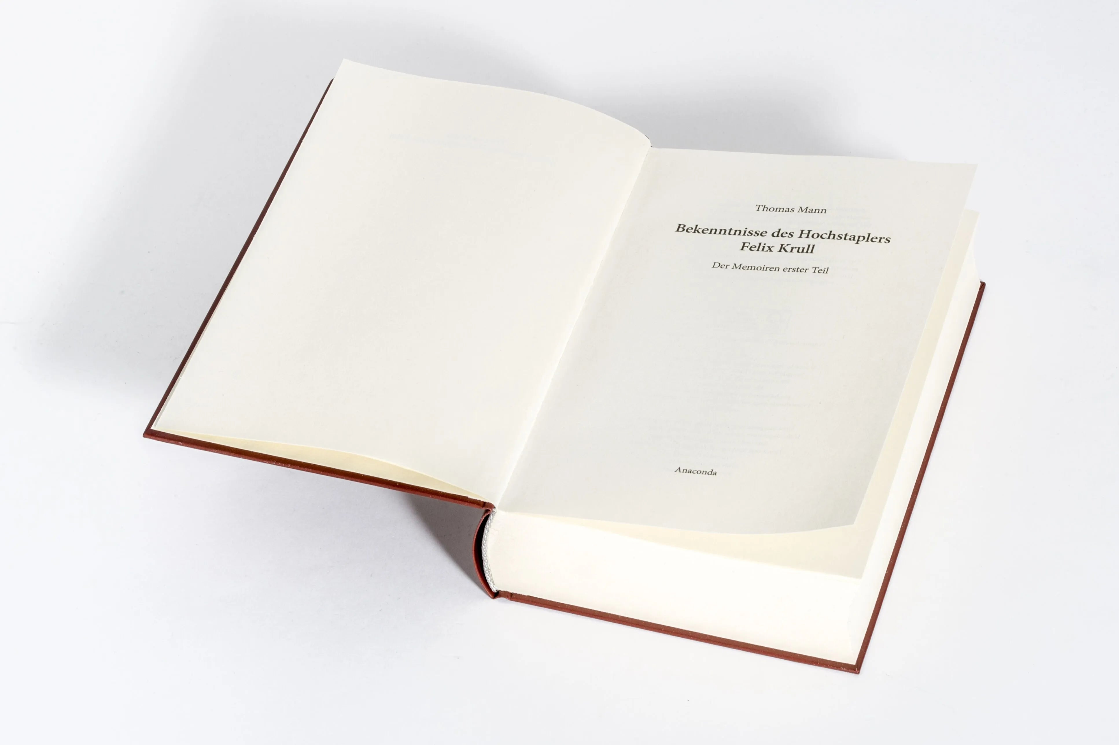 Detailansicht: Bekenntnisse des Hochstaplers Felix Krull (Hardcover)