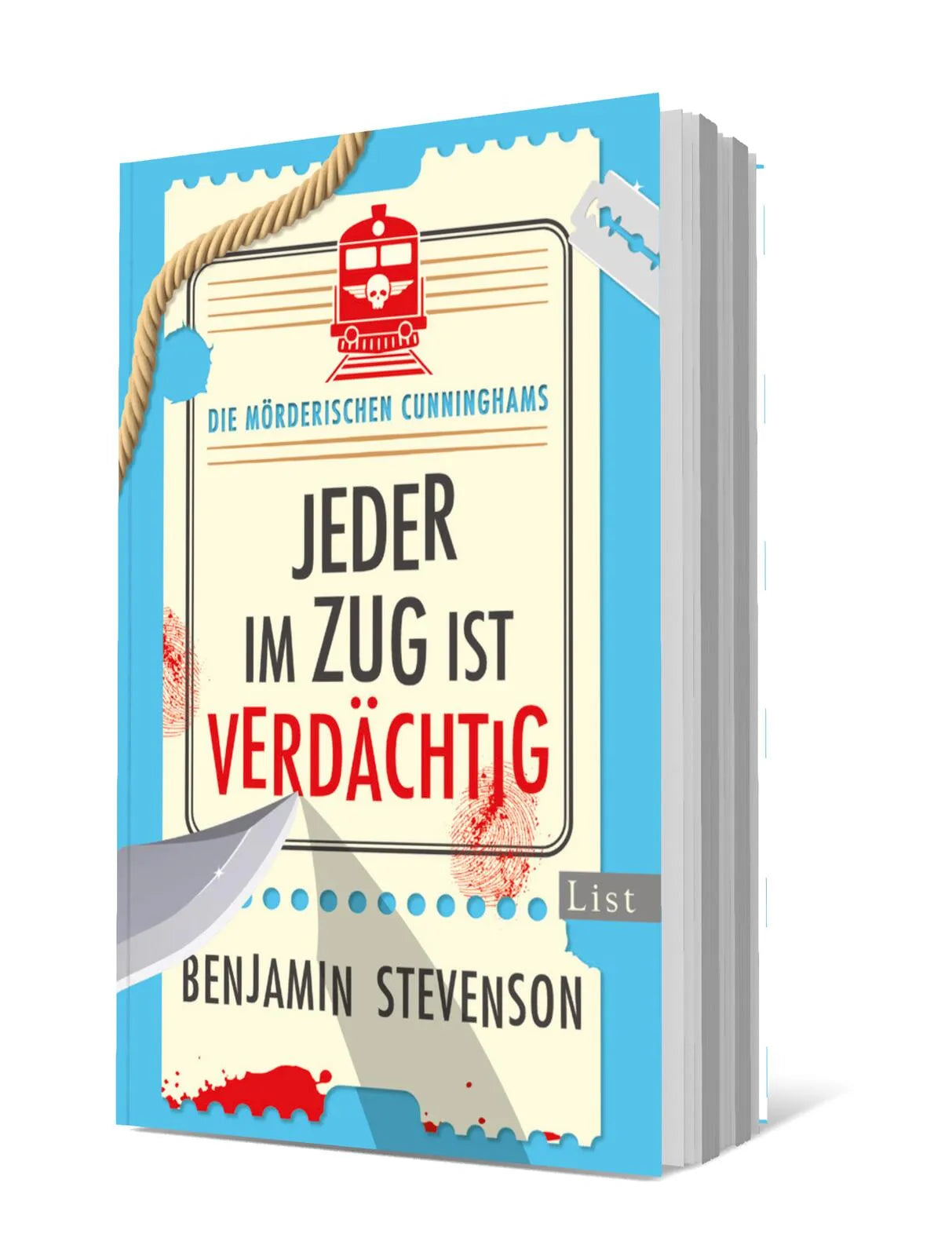 Produktansicht: Die mörderischen Cunninghams. Jeder im Zug ist verdächtig (Paperback)