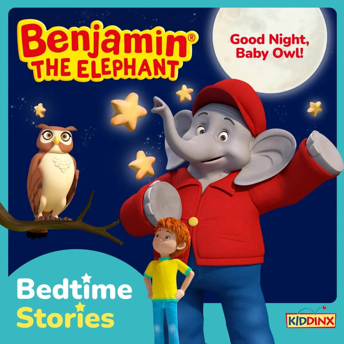 Cover: Benjamin the Elephant, Bedtime Stories for Kids, Good Night, Baby Owl! (Hörbuch Download) von Vincent Andreas