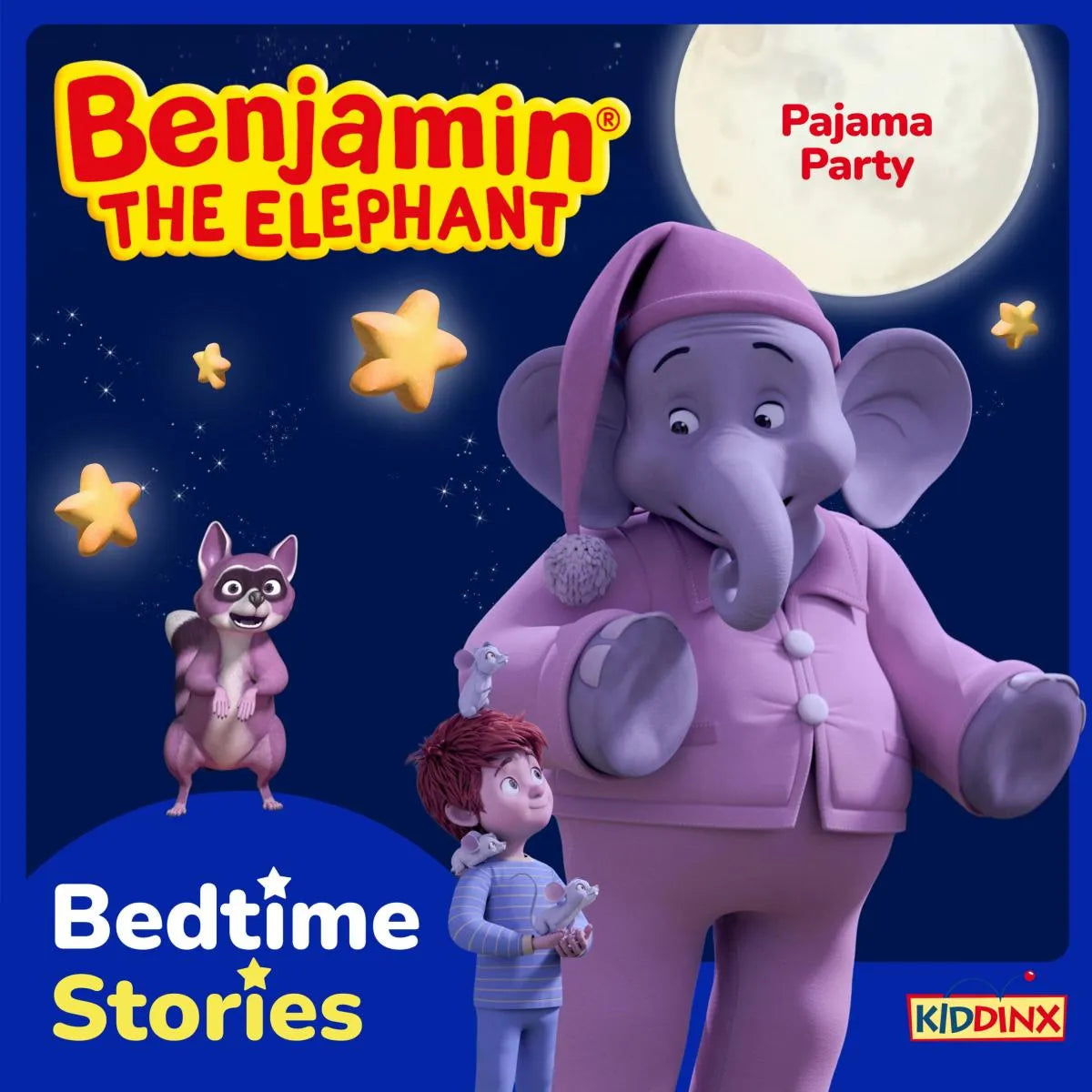 Cover: Benjamin the Elephant, Bedtime Stories for Kids, Pajama Party (Hörbuch Download) von Vincent Andreas