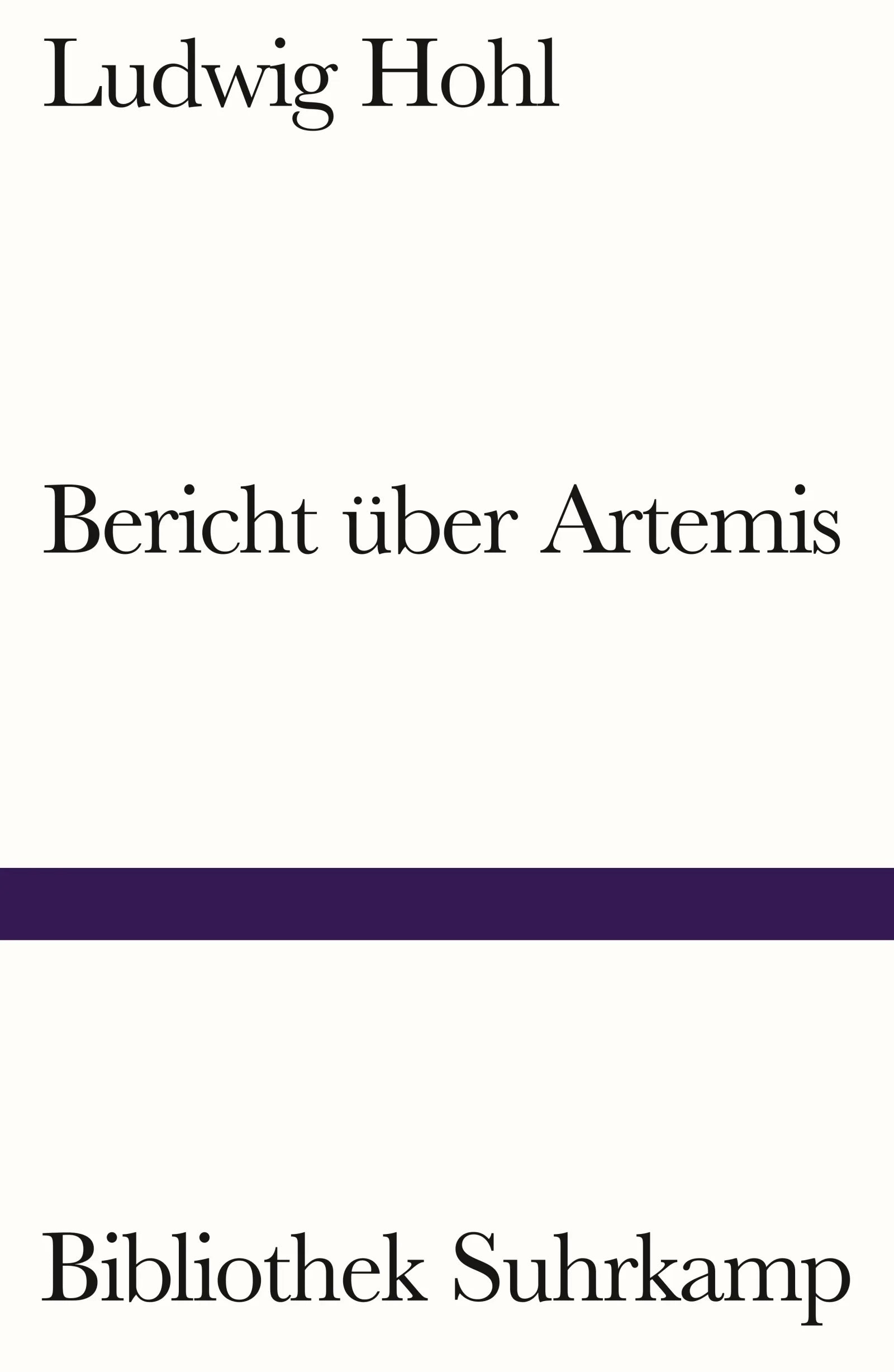 Cover: Bericht über Artemis (E-Book) von Ludwig Hohl