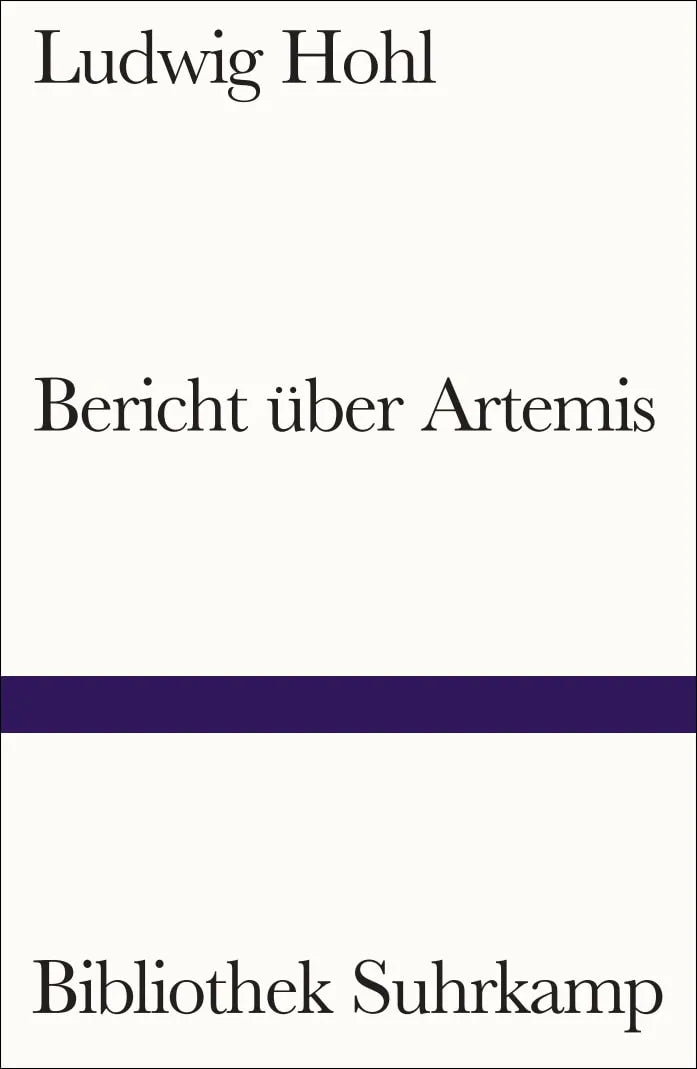 Buchcover von 'Bericht über Artemis' - Taschenbuch von Ludwig Hohl