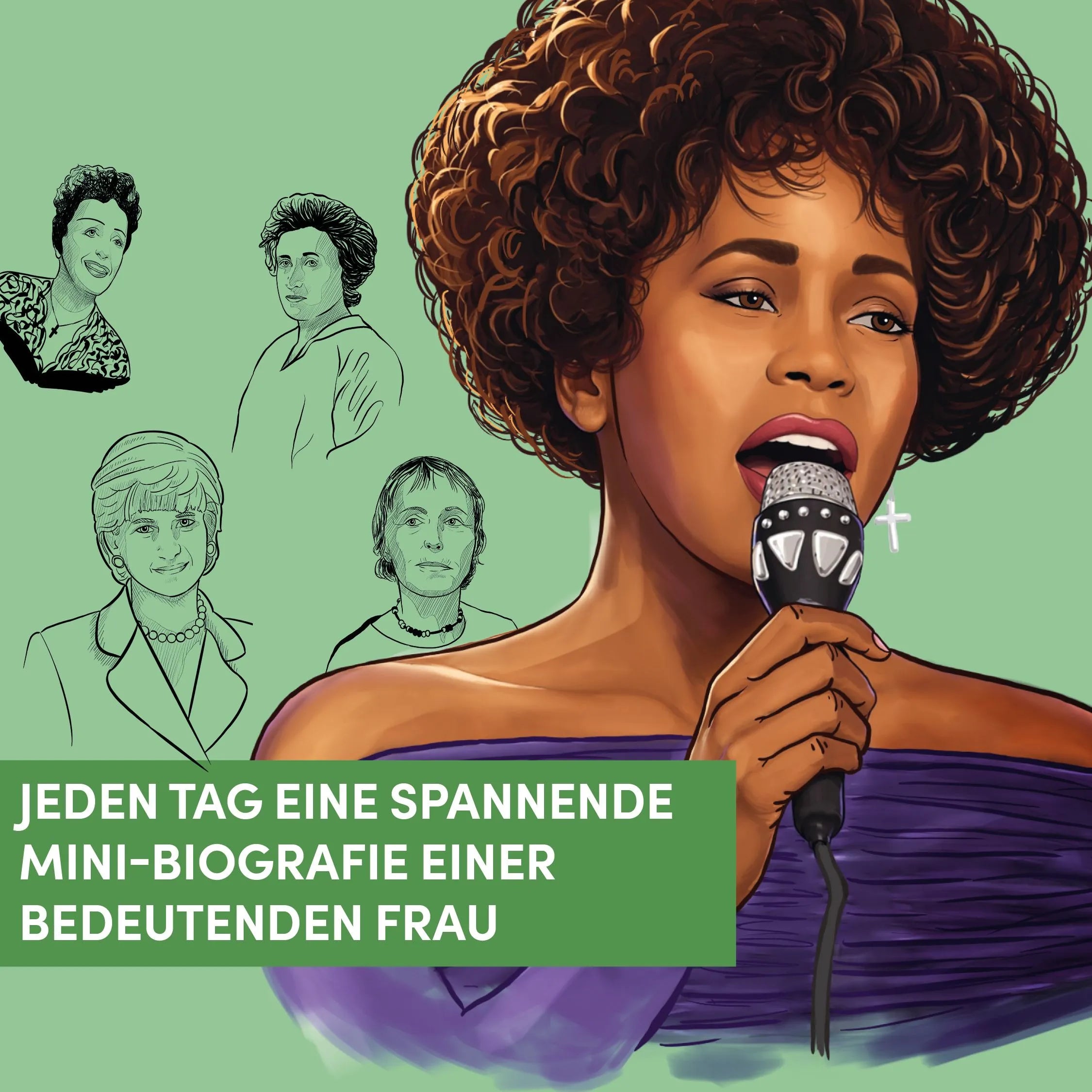 Detailansicht: Berühmte Frauen, die Geschichte schrieben. Adventskalenderbuch (Taschenbuch)