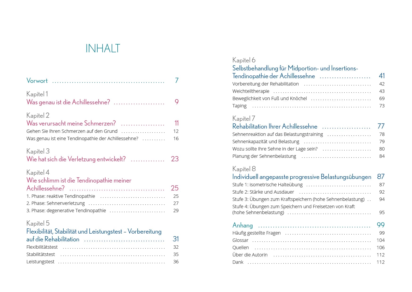 Innenansicht von 'Beschwerden der Achillessehne selbst behandeln' - Taschenbuch