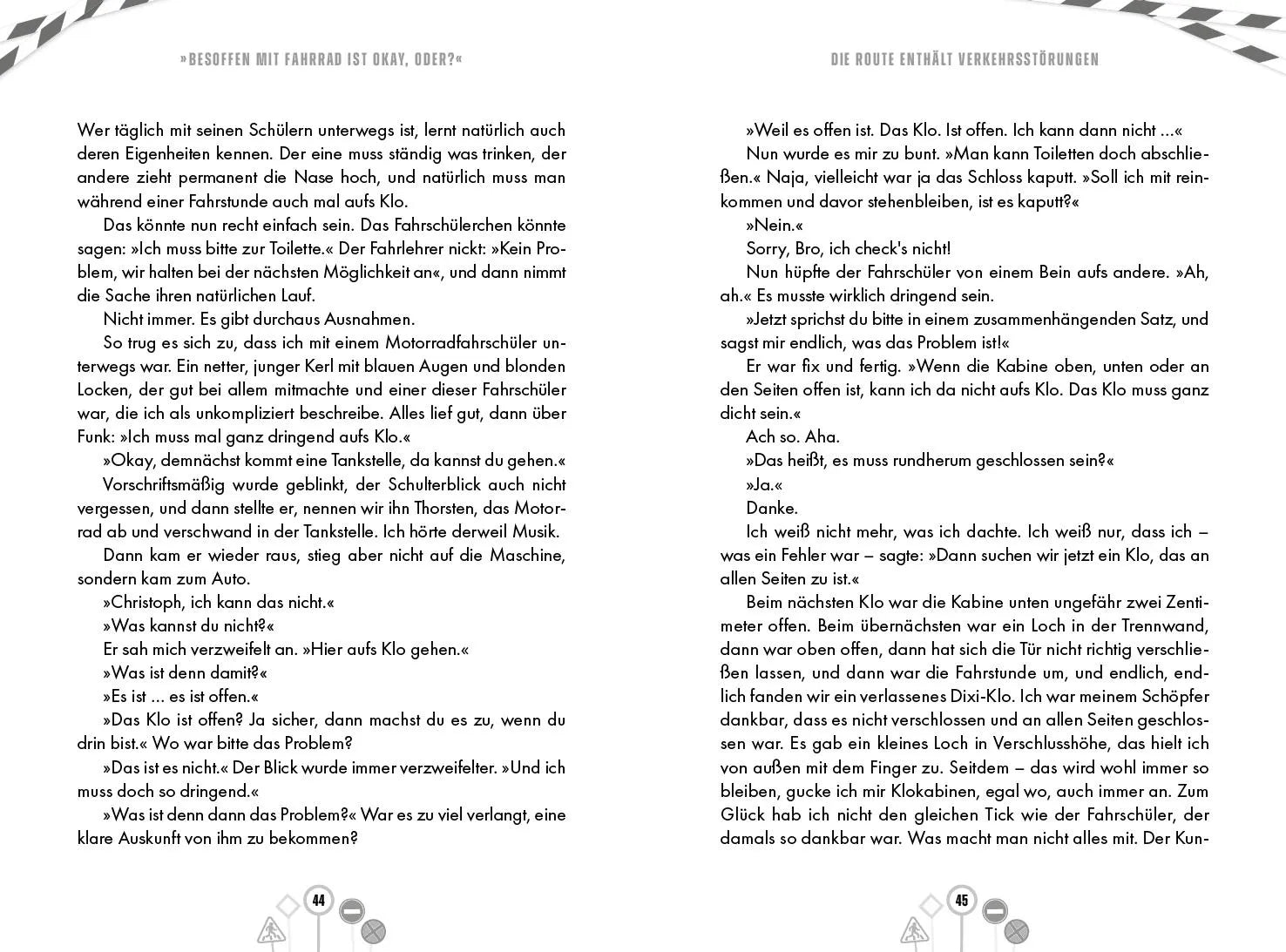 Innenansicht von '»Besoffen mit Fahrrad ist okay, oder?«' - Taschenbuch