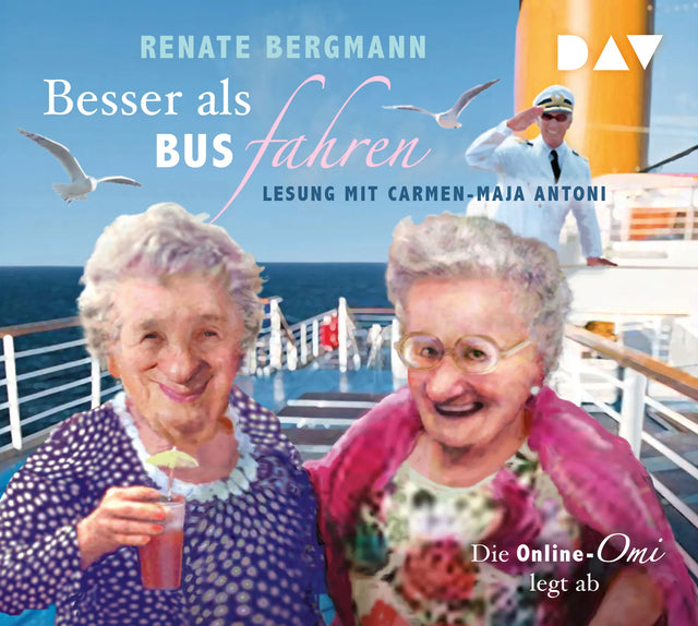 Buchcover von 'Besser als Bus fahren. Die Online-Omi legt ab' - Hörbuch (CD) von Renate Bergmann